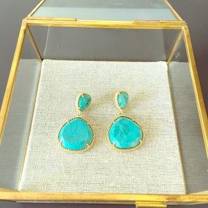 Kendra scott turquoise drop earring
